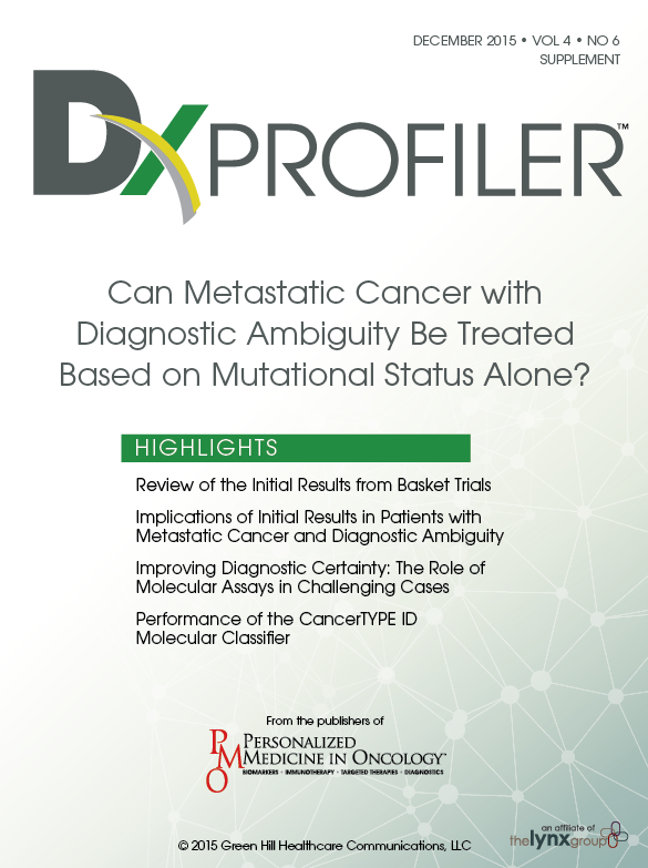Dx Profiler: Can Metastatic Cancer with Diagnostic Ambiguity Be Treated Based on Mutational Status Alone?