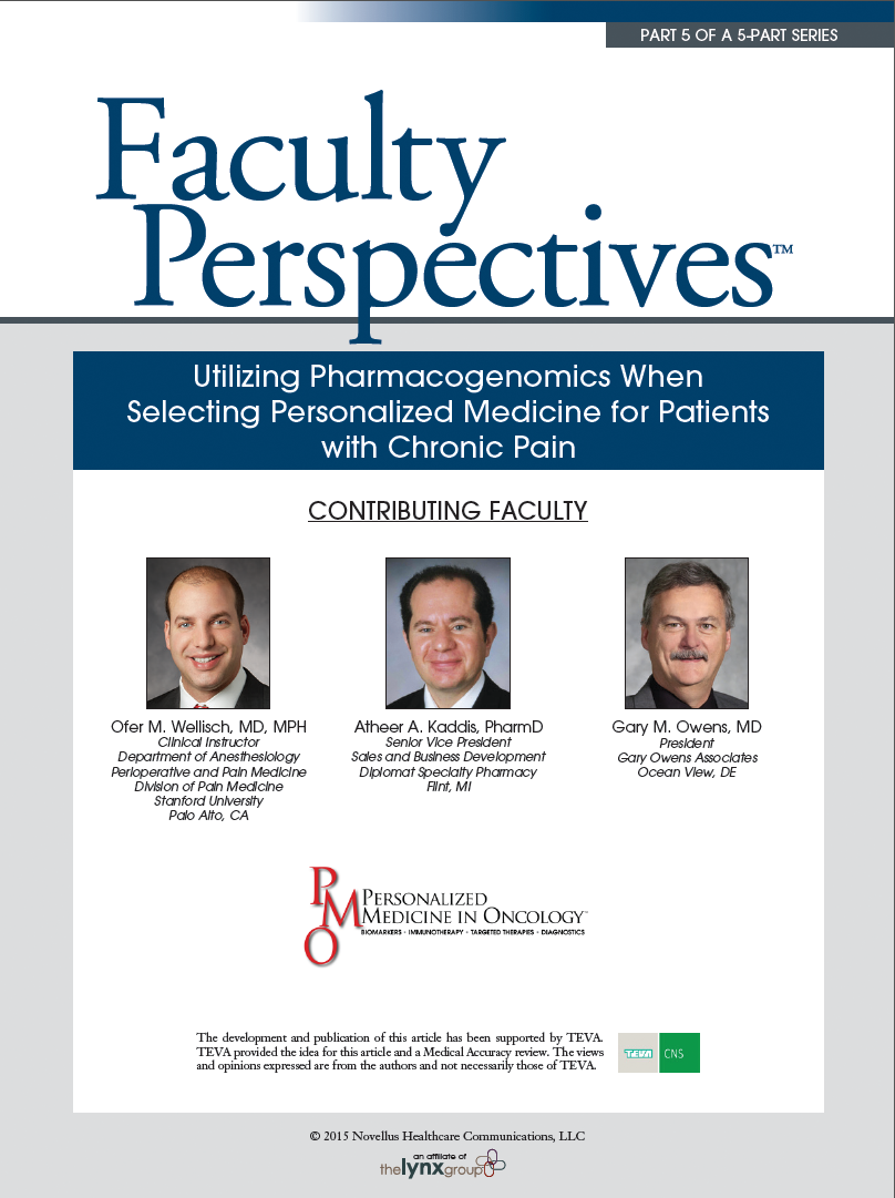 Faculty Perspectives in Chronic Pain, Part 5 A of 5