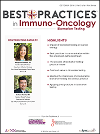 Best Practice in Immuno-Oncology Biomarker Testing – OCTOBER 2018 | Part 3 of a 4-Part Series